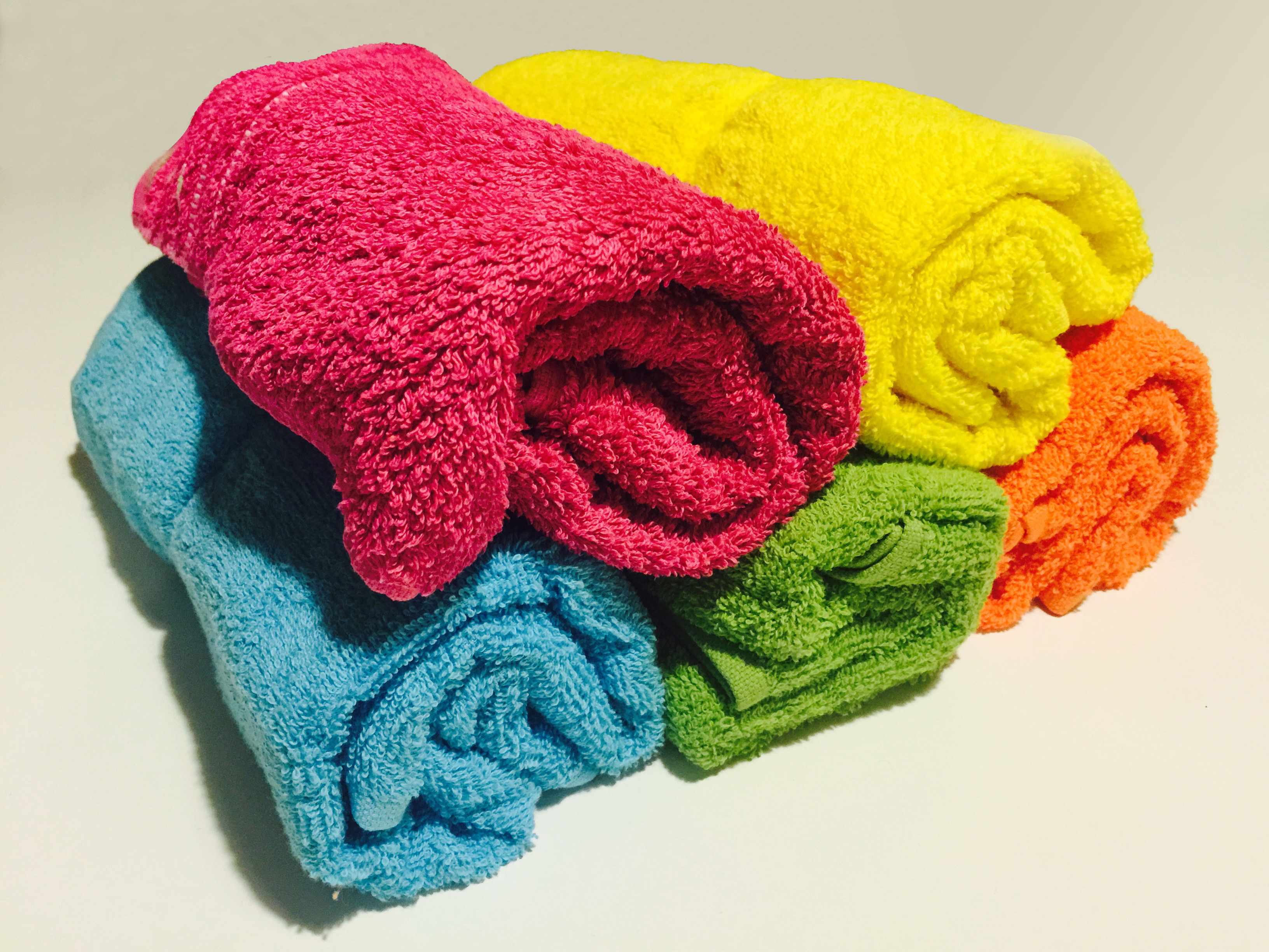 Sada barevných ručníků 