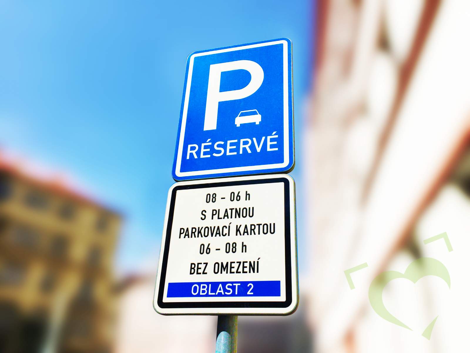 Podrá zona - planeé parkování 