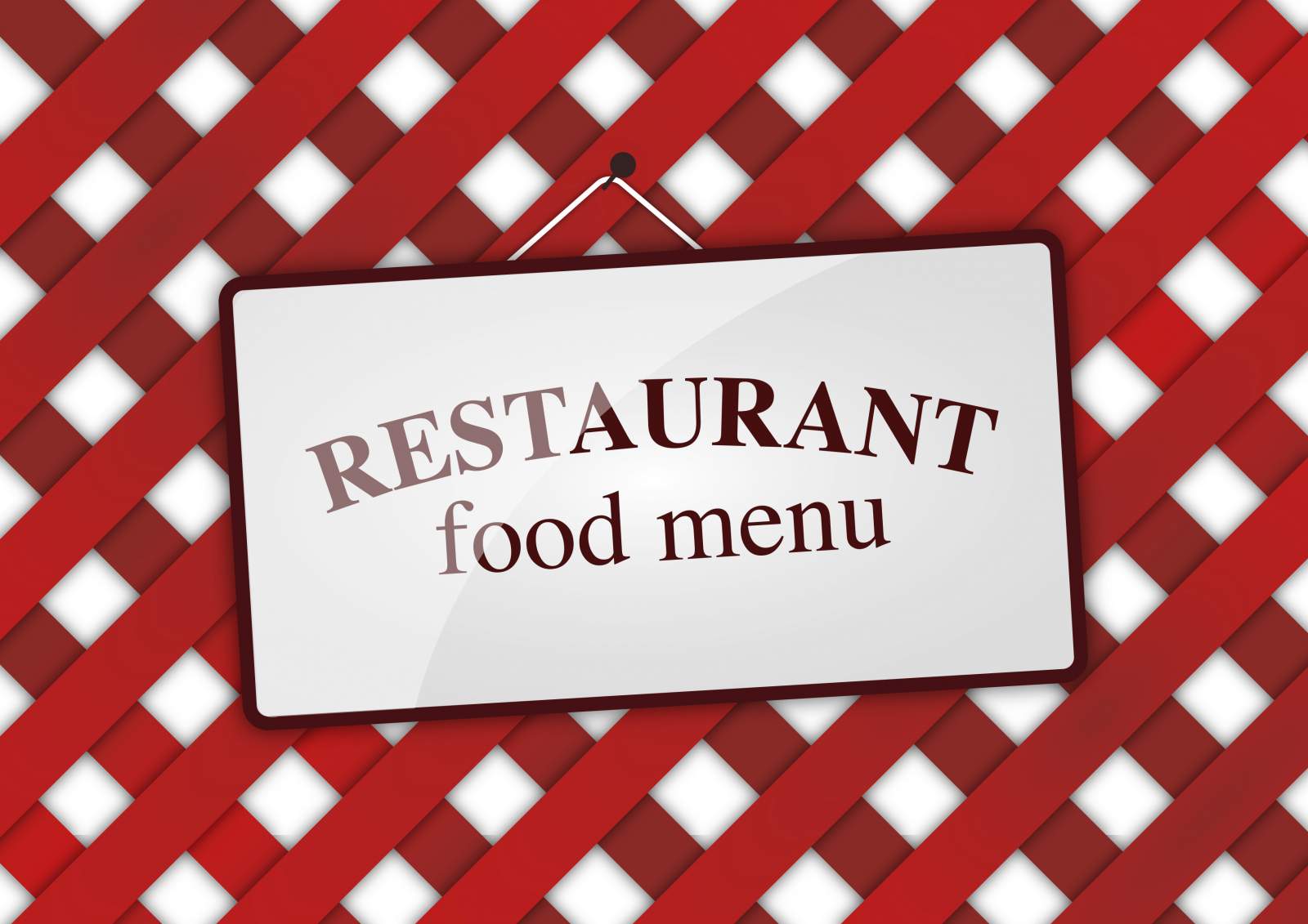 Restaurant food menu